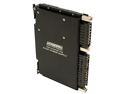 Unitronix uk Universal AC input VITA 62 compliant 6U power supply. Run up to three supplies in parallel. Wide temperature range at high power levels
